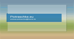 Desktop Screenshot of piotraschke.eu